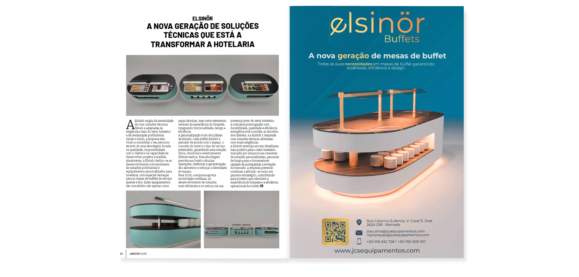 Elsinör Buffets nas edições 356 e 357 da revista Ambitur